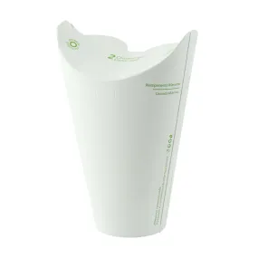 Gobelet carton couvercle integre 500ml 11,6x5,8x12,6cm - 25 unités Fir 